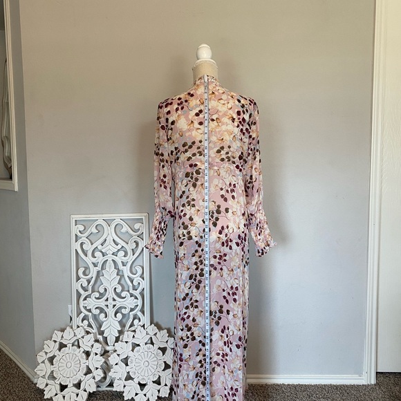 Fall print maxi kimono, size small - Picture 3 of 8